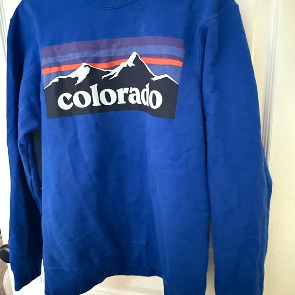 Blue Colorado Graphic Sweatshirt - Picture 1 of 5